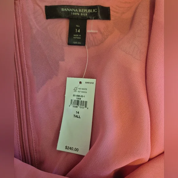 New Banana Republic Silk Midi Halter Dress - Picture 2 of 8